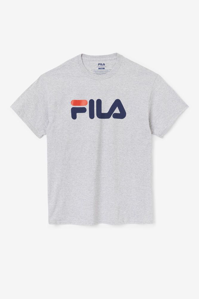 Fila T Skjorte Herre Grå Logo 964532-RJQ